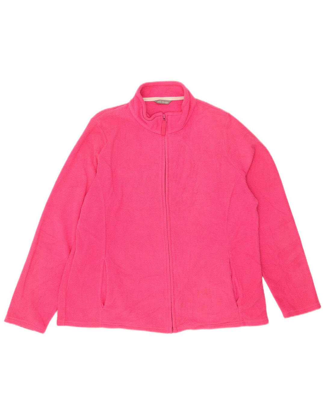 Marks & Spencer Veste polaire pour femme UK 20 2XL Rose Polyester