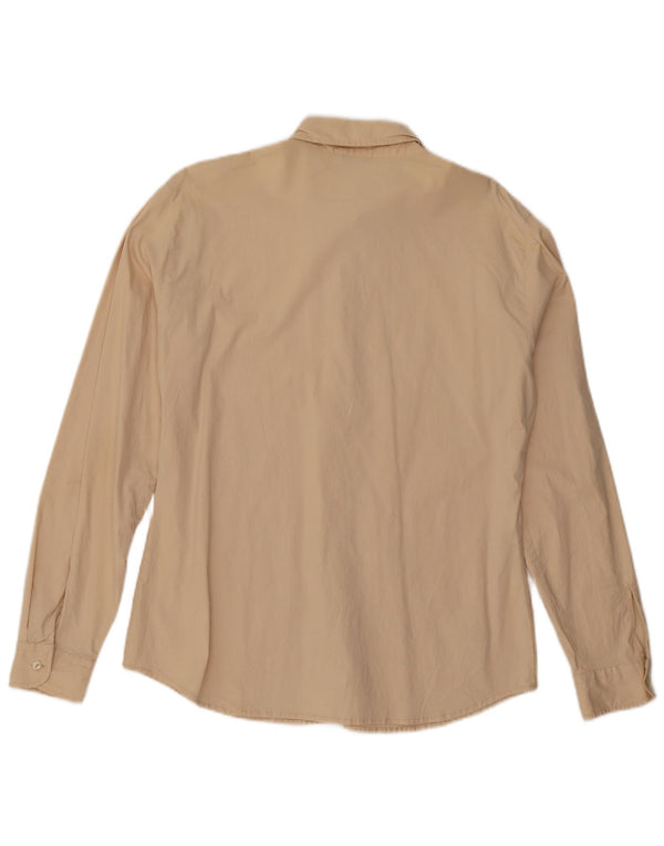 Benetton Chemise Femme UK 16 Large Beige