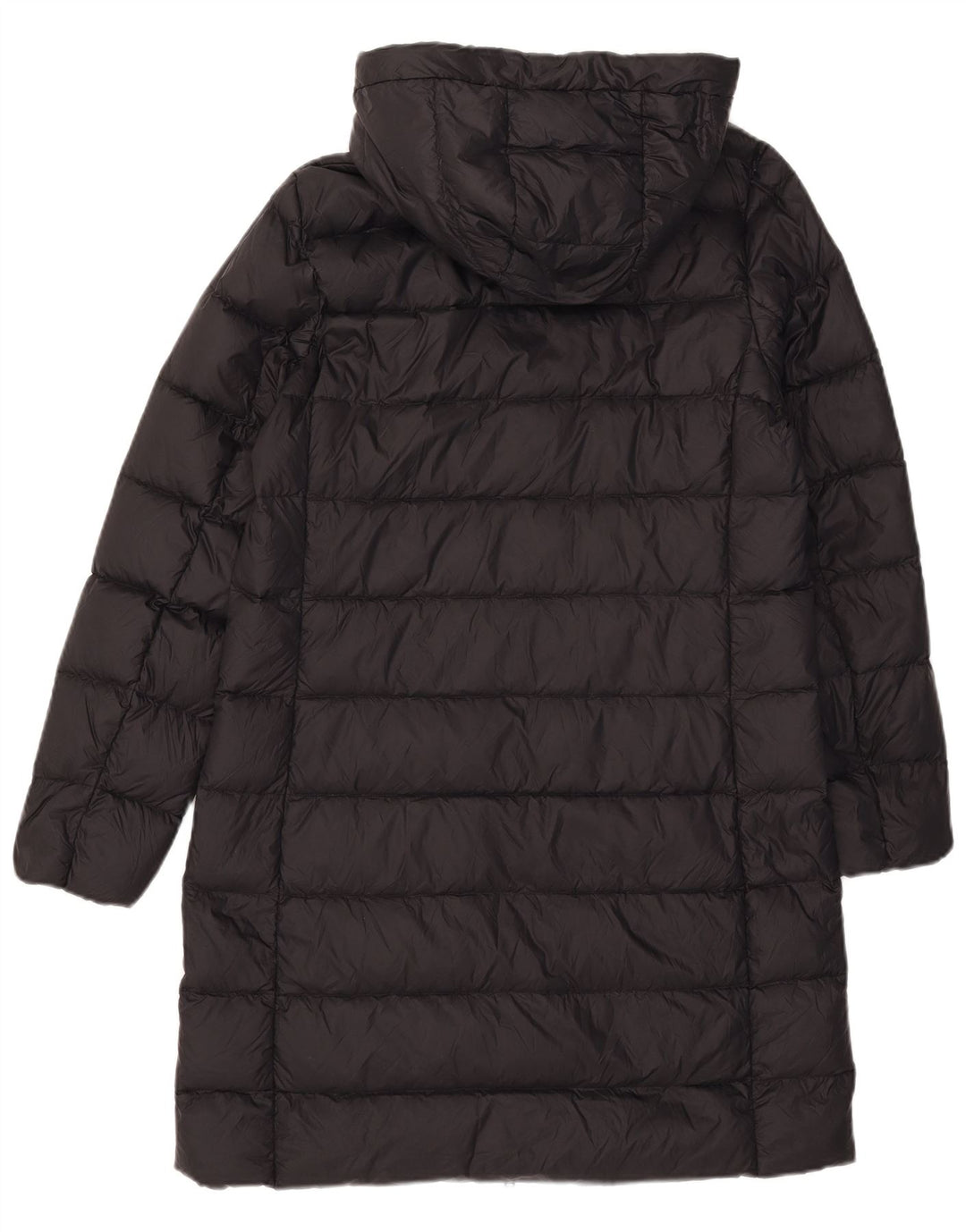 Marks & Spencer Manteau rembourré à capuche pour femme UK 12 Medium Noir Polyamide