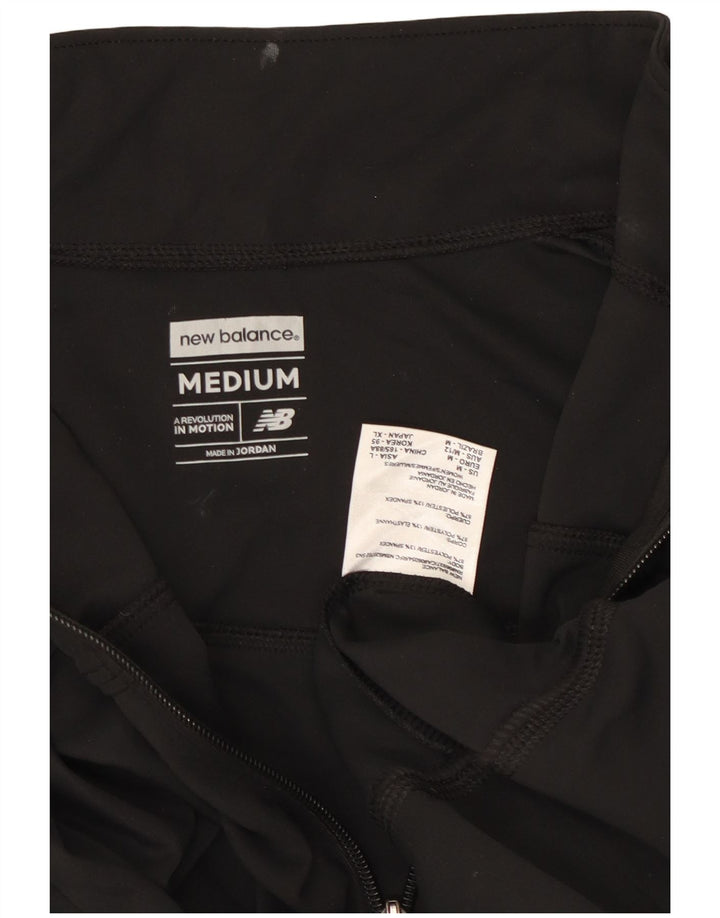 New Balance Veste de survêtement pour femme UK 12 Medium Noir Polyester