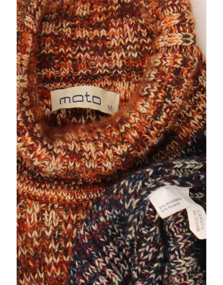 Moto Pull Col Roulé Homme Medium Multicolore Colourblock