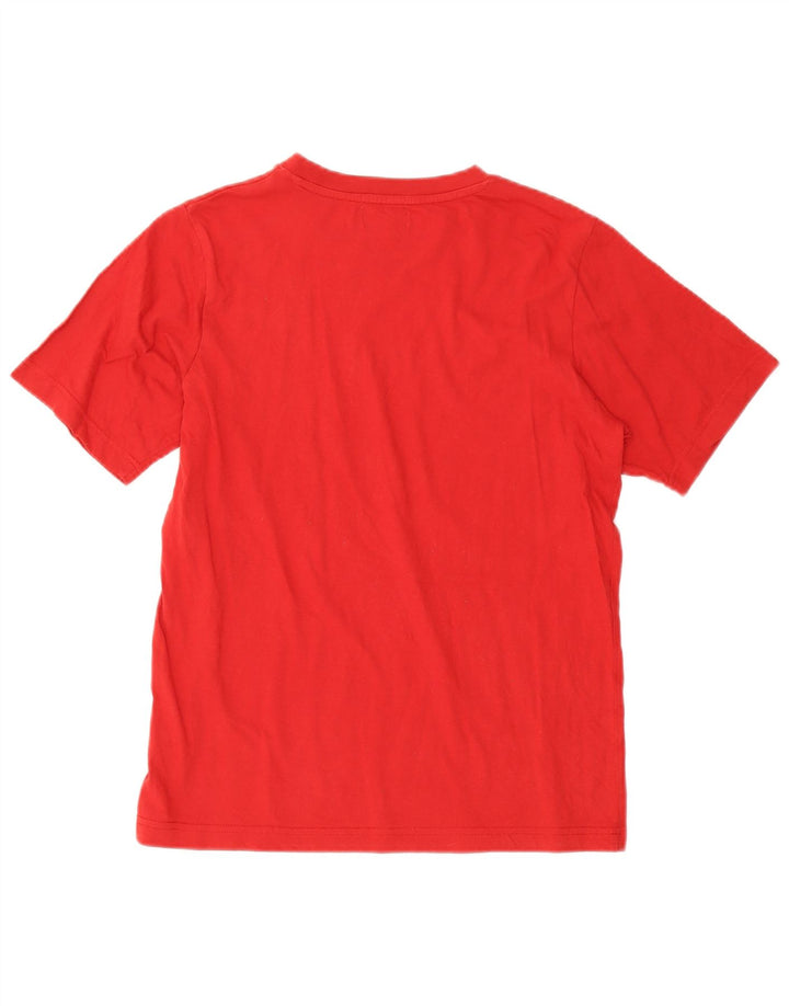 Kappa Homme T-Shirt Top Petit Rouge Coton