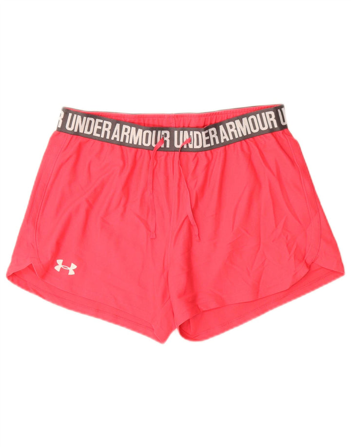 Under Armour Short de sport graphique pour femme UK 10 Small Rose