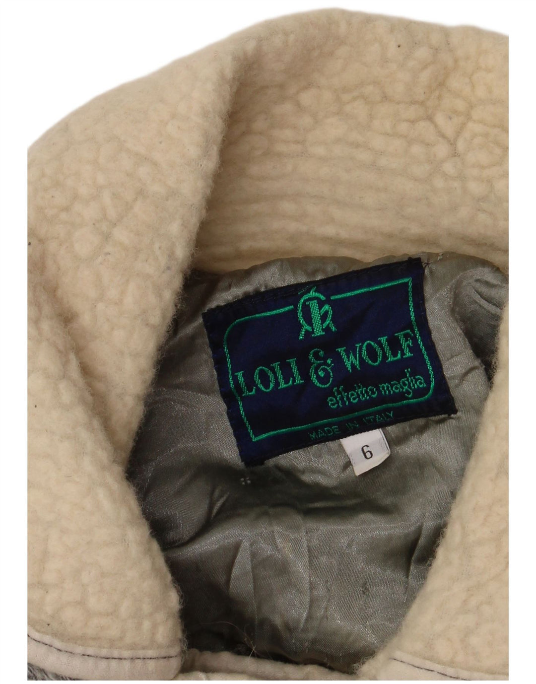 LOLI WOLF Pull Cardigan Homme XL Gris Colorblock