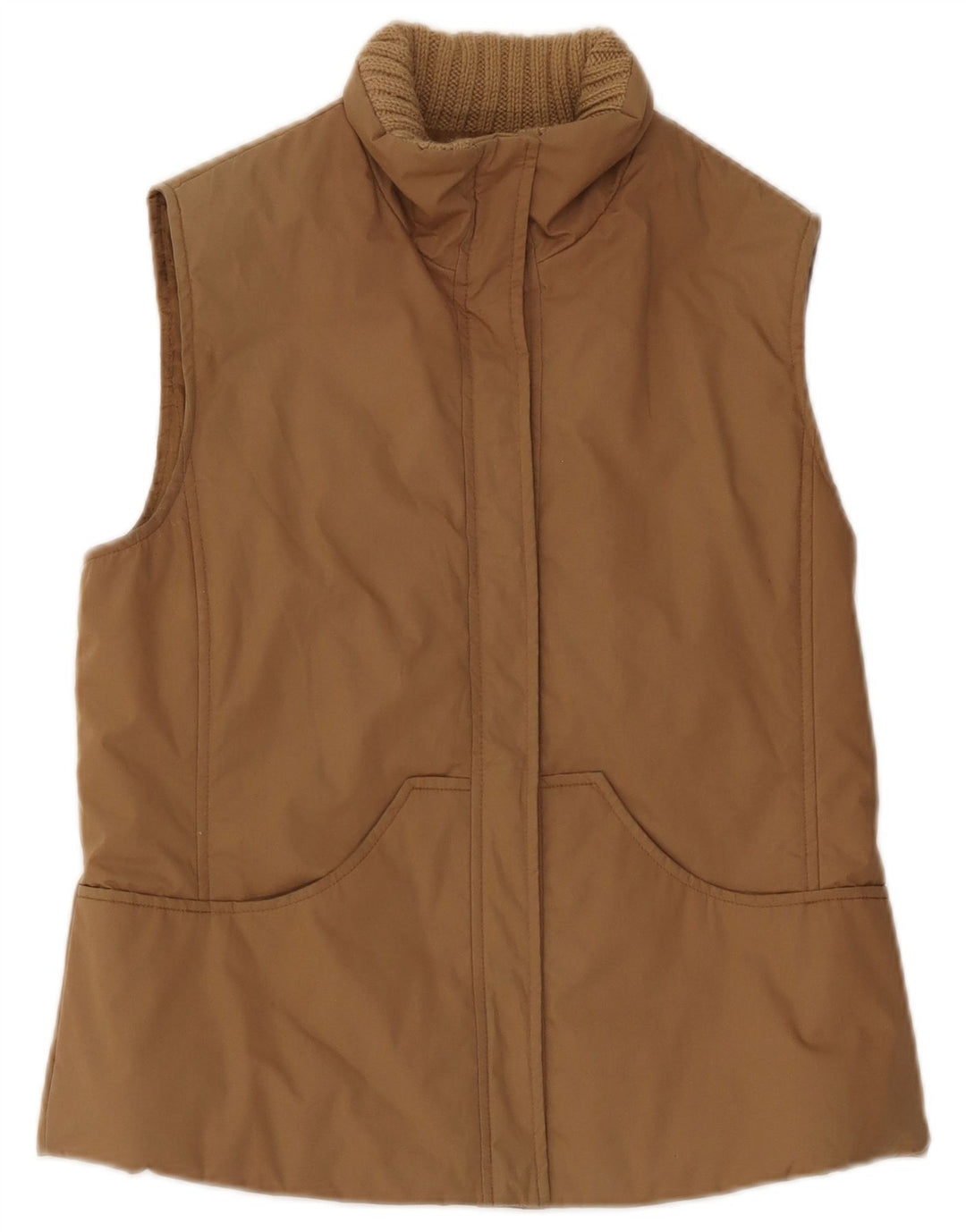 Max & Co. Gilet rembourré surdimensionné pour femme UK 10 Petit coton beige