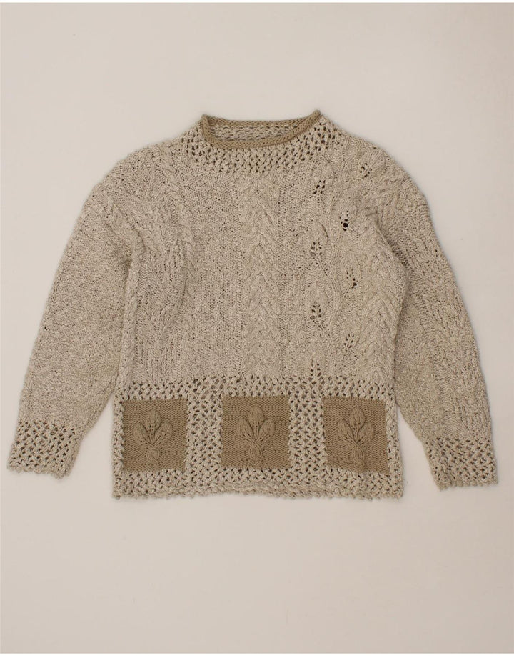 TIVOLI Womens Turtle Neck Jumper Sweater UK 10 Small Beige Vintage Tivoli and Second-Hand Tivoli from Messina Hembry 
