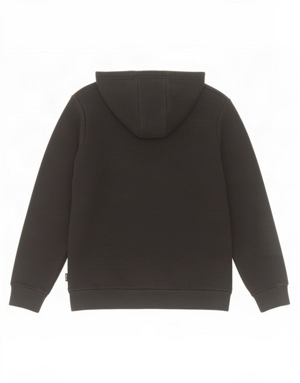 Fila Boys Graphic Hoodie Jumper 9-10 Years Black Cotton