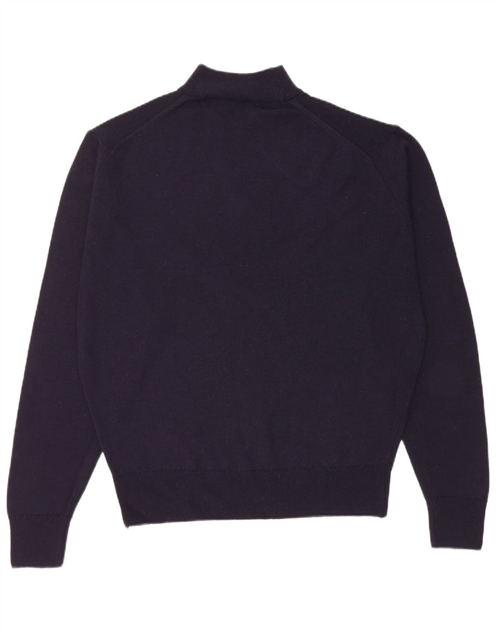 St. Bernard Pull coupe classique à col roulé pour homme Bleu marine Taille L