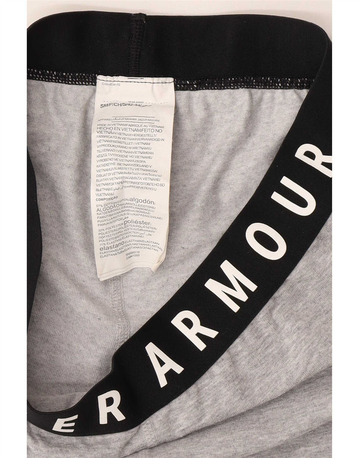 Under Armour Legging Capri Graphique Femme UK 8 Small Gris Colorblock