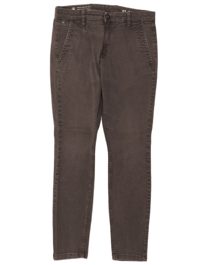 G-Star Jean Slim Homme W33 L30 Gris Géométrique Coton