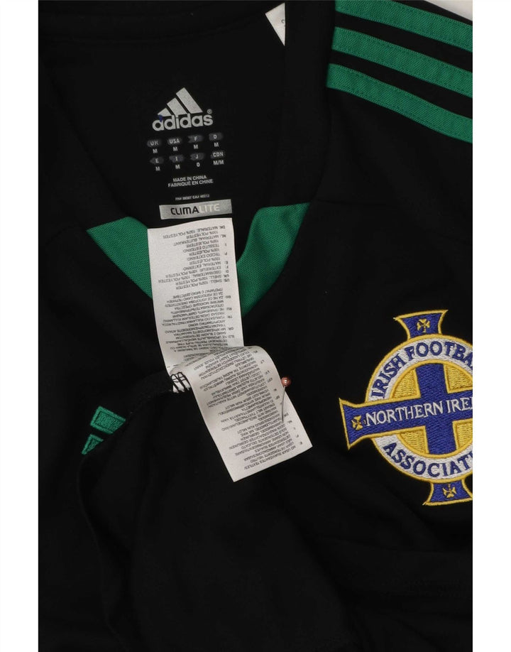 Adidas Haut de football irlandais à manches longues pour homme Noir moyen Polyester