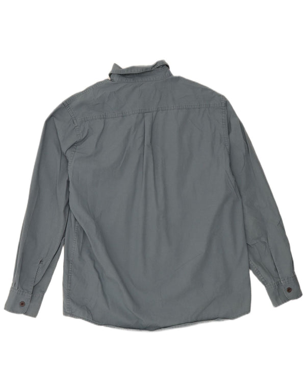 Wrangler Chemise Homme Gris Moyen Coton