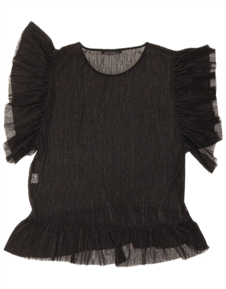 Zara Haut transparent pour femme UK 10 Small Noir