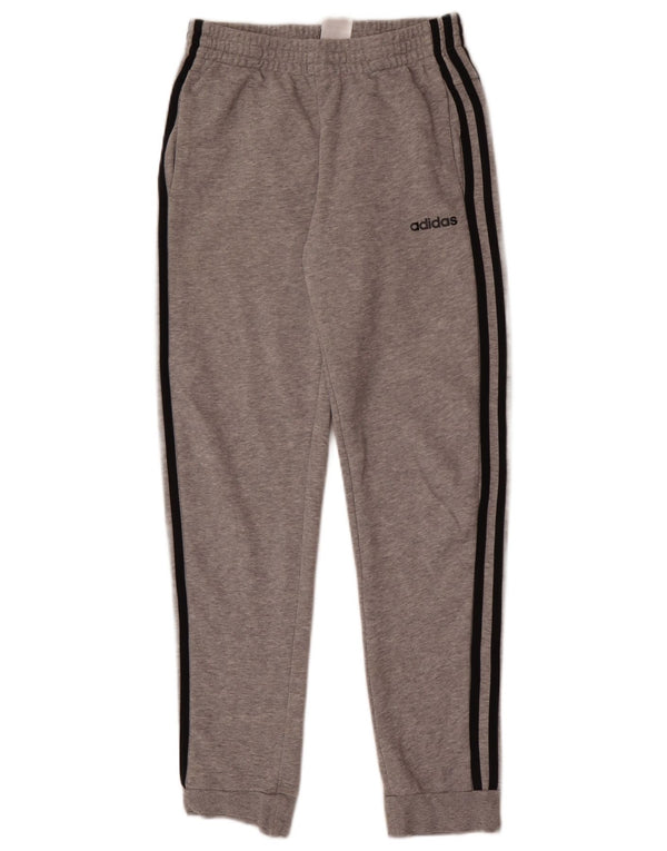 Adidas Pantalon de Survêtement Garçon Joggers 13-14 ans Gris Moucheté Coton