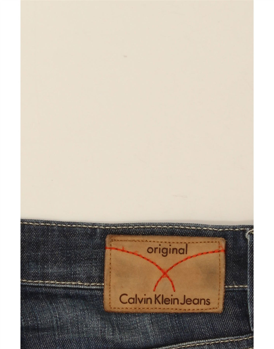 Calvin Klein Jean droit W34 L28 homme bleu