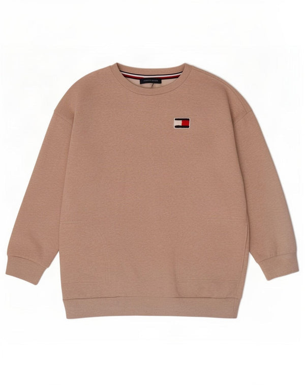 Tommy Hilfiger Sweat-shirt pour femme UK 18 XL Beige Coton