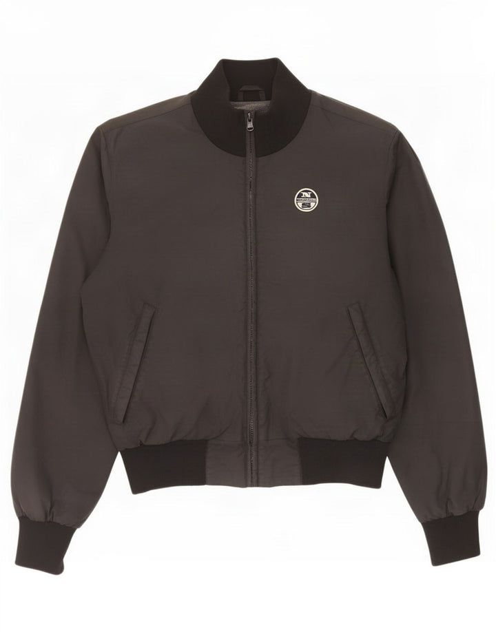 North Sails Veste Bomber Homme UK 38 Medium Noir Nylon