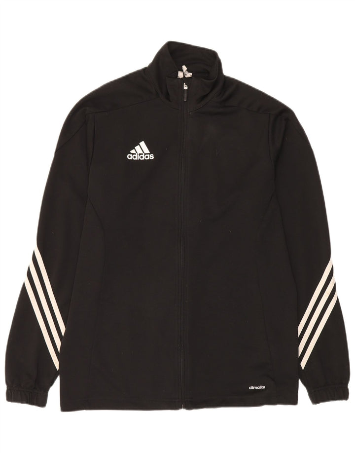 Adidas Veste de survêtement Climalite pour homme Noir moyen Polyester