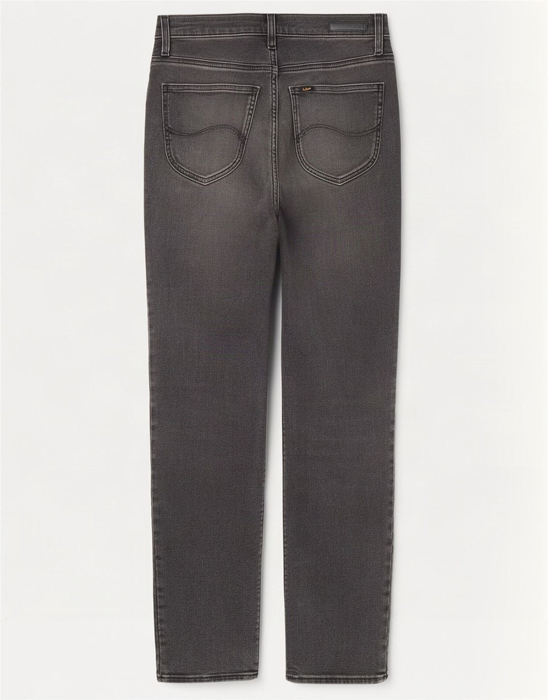 Lee Jean Droit Carol Femme W27 L27 Gris Coton