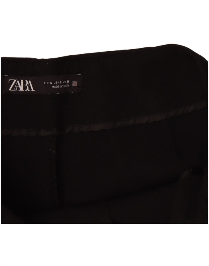 Zara Short décontracté pour femme Petit W26 Noir Polyester