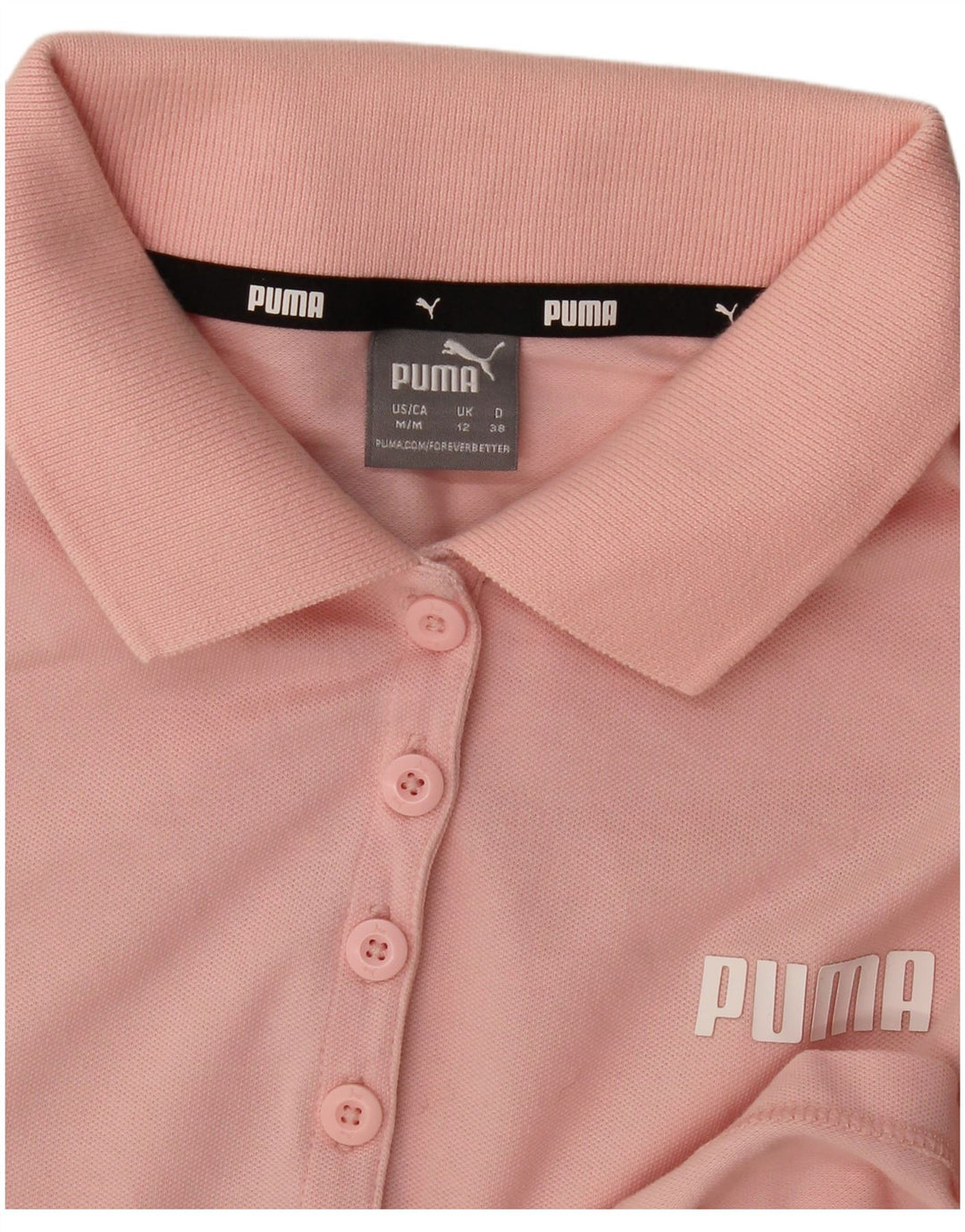 Puma Polo Femme UK 12 Rose Moyen