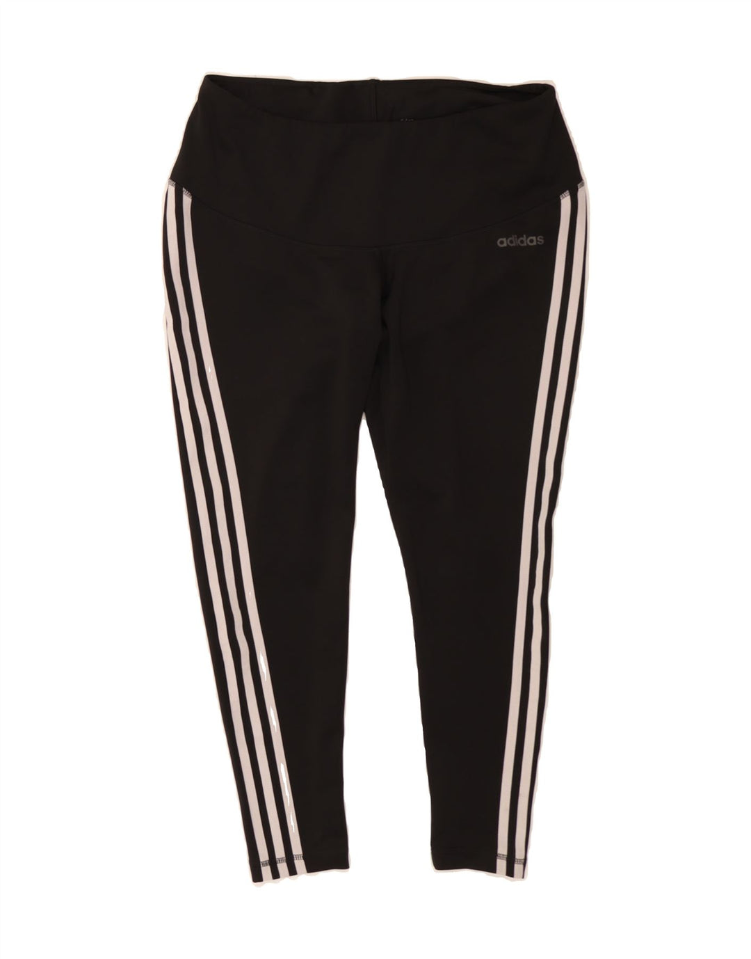 ADIDAS Womens Leggings UK 20/22 XL  Black Polyester Vintage Adidas and Second-Hand Adidas from Messina Hembry 