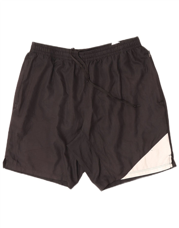 Umbro Short de Sport Homme Large Noir Polyester Colorblock