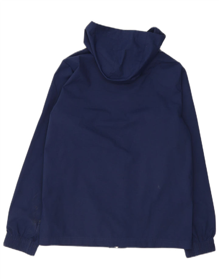 Veste de pluie à capuche Adidas garçon 11-12 ans bleu marine polyester