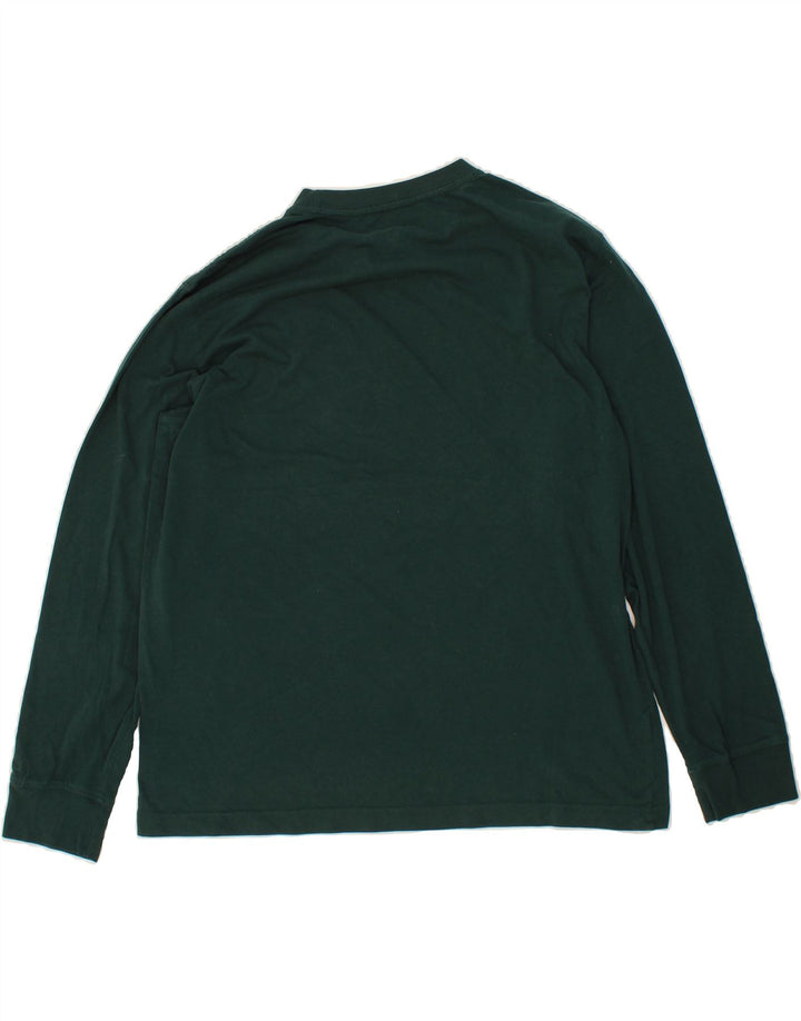 EDDIE BAUER Womens Top Long Sleeve UK 16 Large Green Cotton Vintage Eddie Bauer and Second-Hand Eddie Bauer from Messina Hembry 