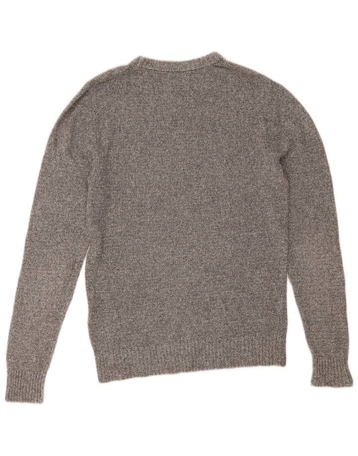 Jack & Jones Pull col rond homme petit gris coton