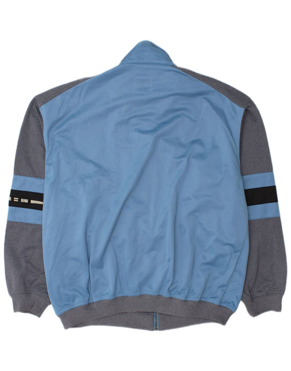 Think Pink Veste de Survêtement pour Homme Large Bleu Colorblock