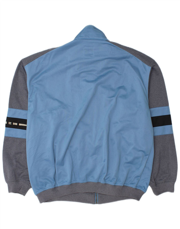Think Pink Veste de Survêtement pour Homme Large Bleu Colorblock