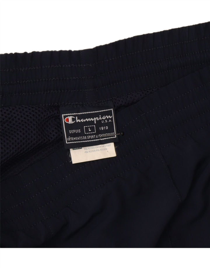 Champion Pantalon De Survêtement Homme Large Bleu Marine Polyester