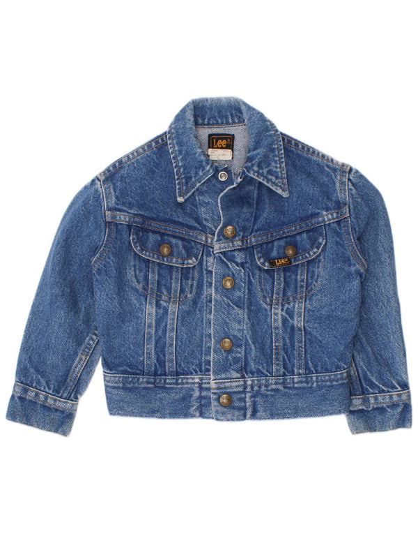 Lee Veste en Jean Fille 4-5 Ans Grand Bleu Coton