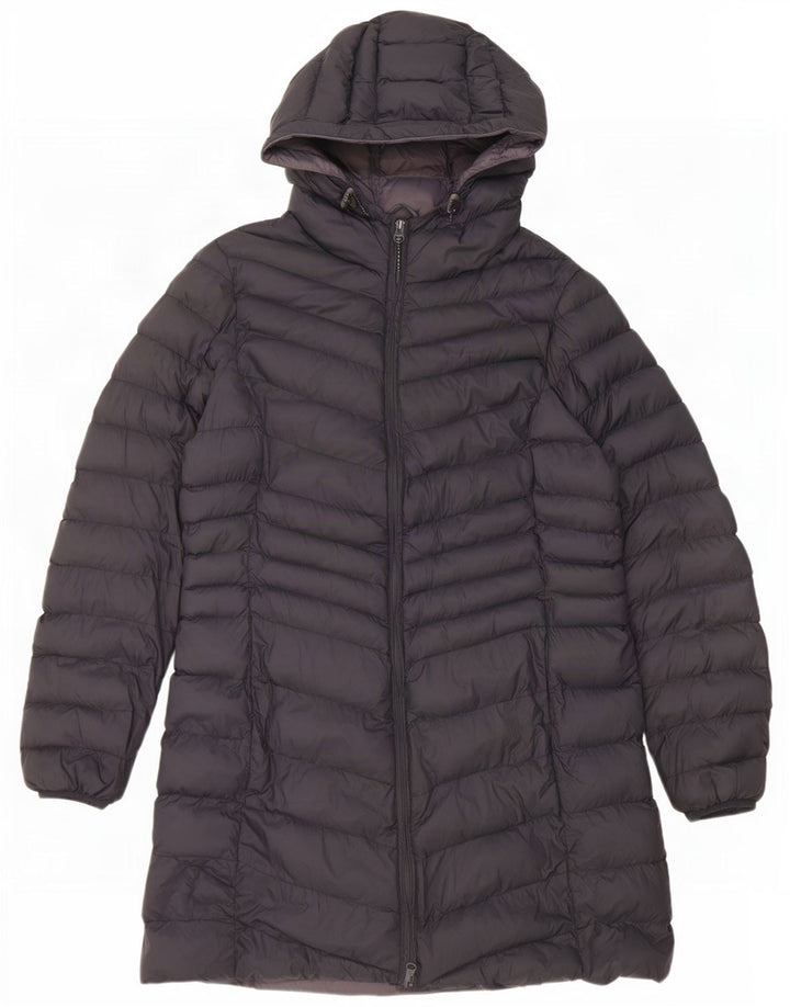 Mountain Warehouse Manteau rembourré à capuche pour femme UK 14 Medium Bleu Marine Nylon