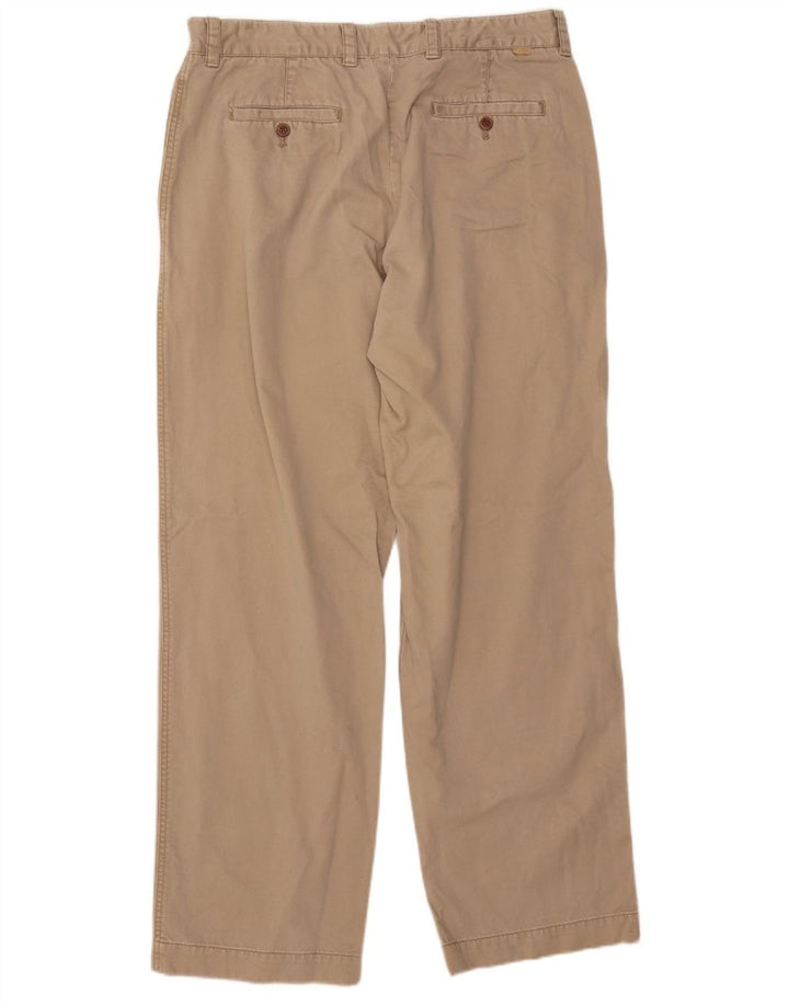 IZOD Pantalon Chino Droit Homme W36 L34 Coton Beige
