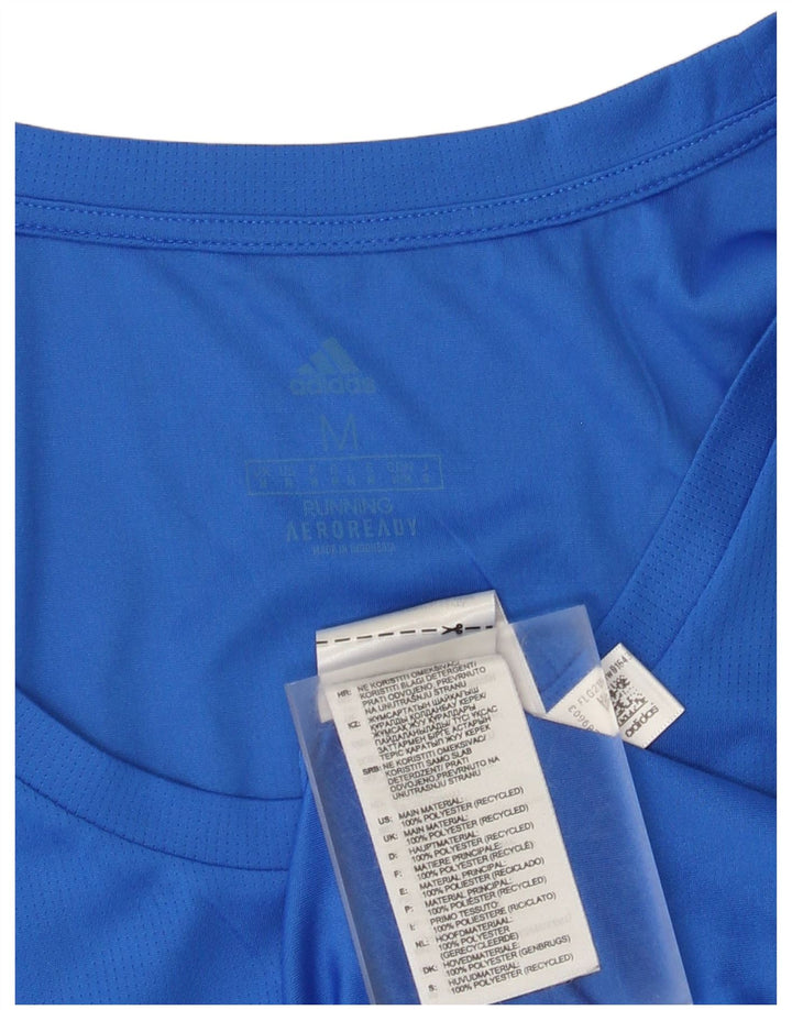 Adidas Homme Aeroready Débardeur Bleu Moyen Polyester