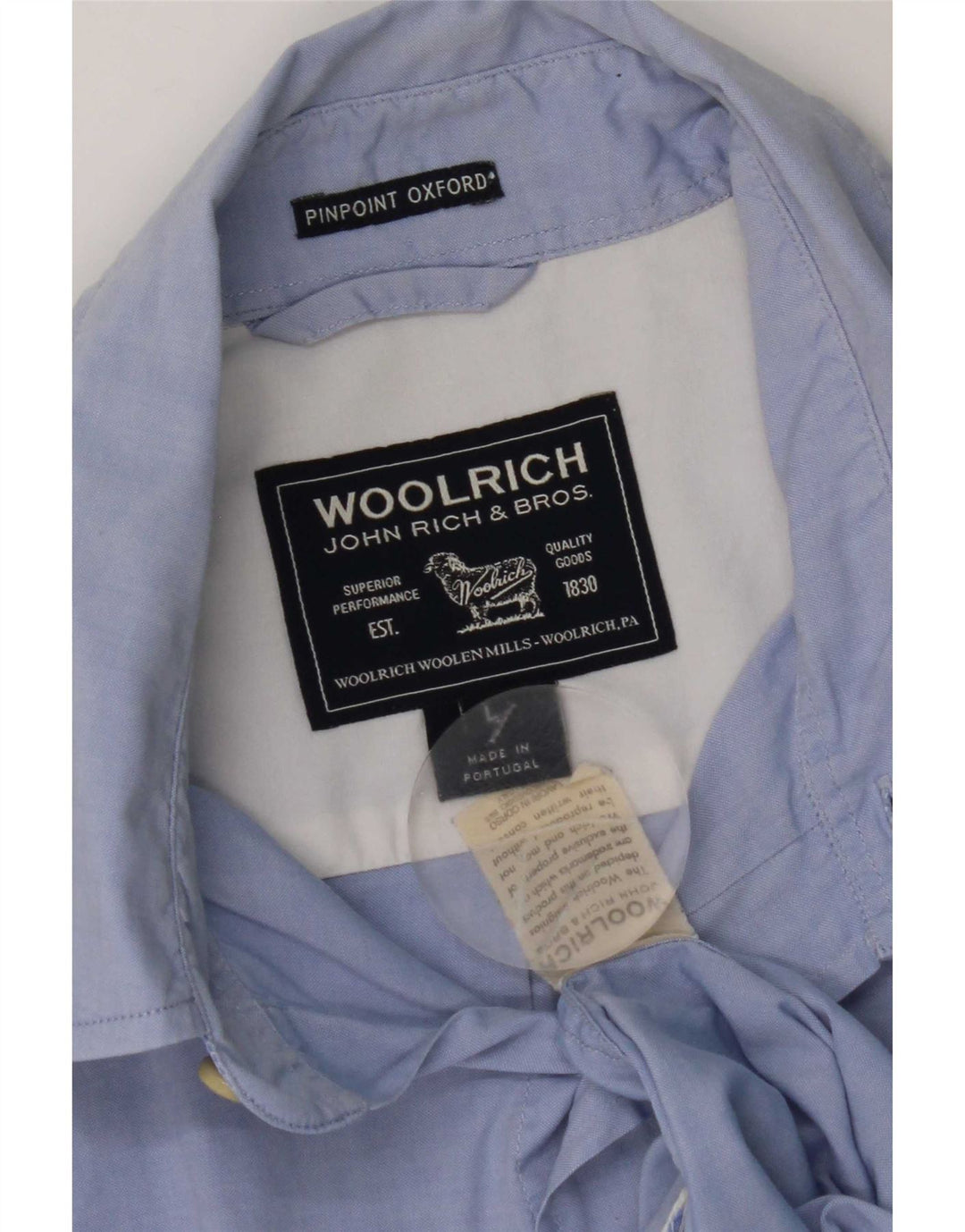 Woolrich Chemise Homme Large Bleu