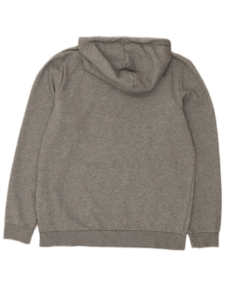 Puma Pull à Capuche Graphique Homme Gris Moyen Coton