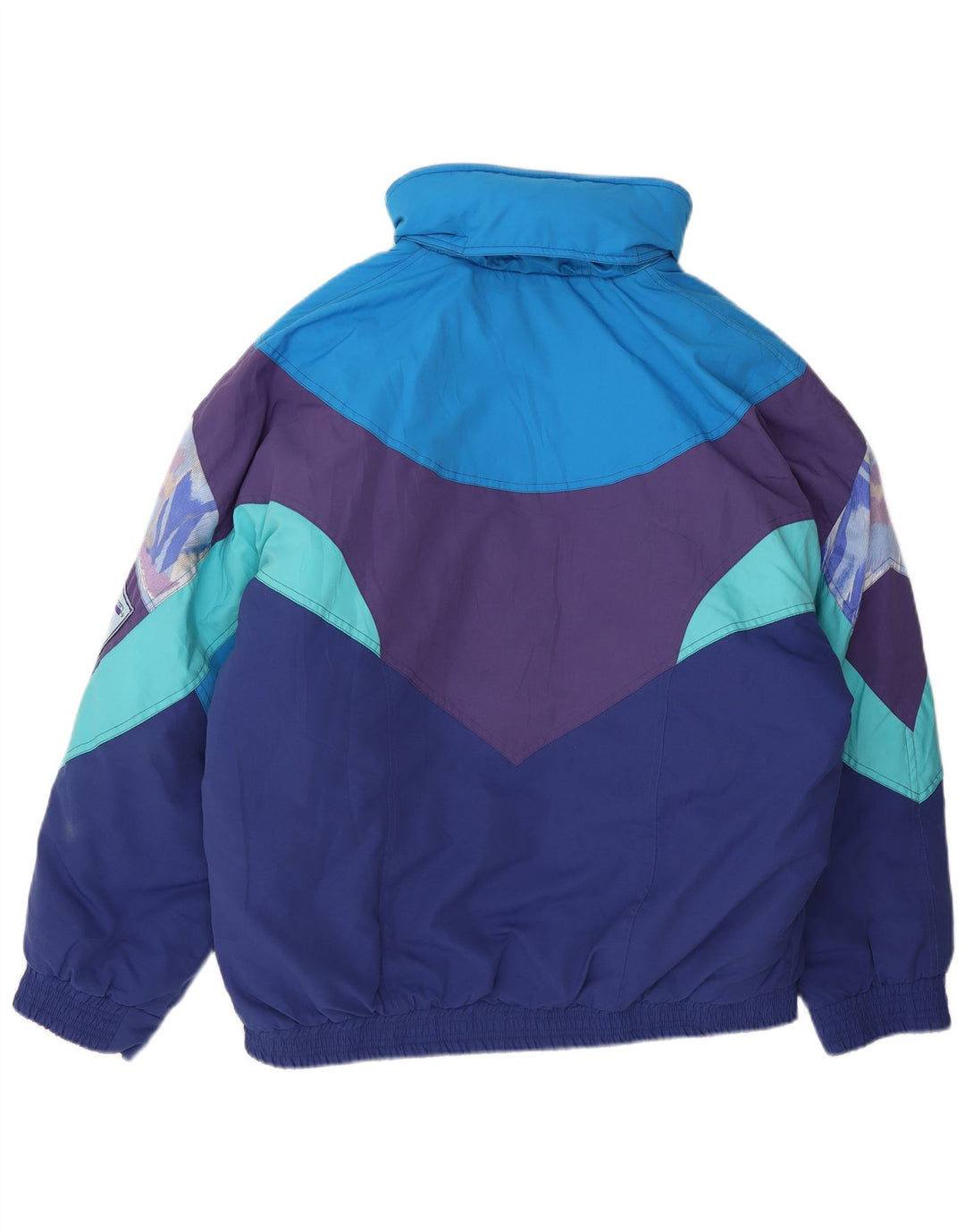 Sergio Tacchini Veste de ski pour homme UK 42 XL Bleu Colorblock Polyester