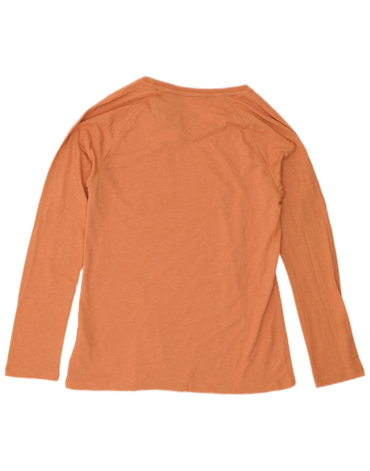 Dickies Haut à manches longues pour femme UK 10 Small Orange Coton