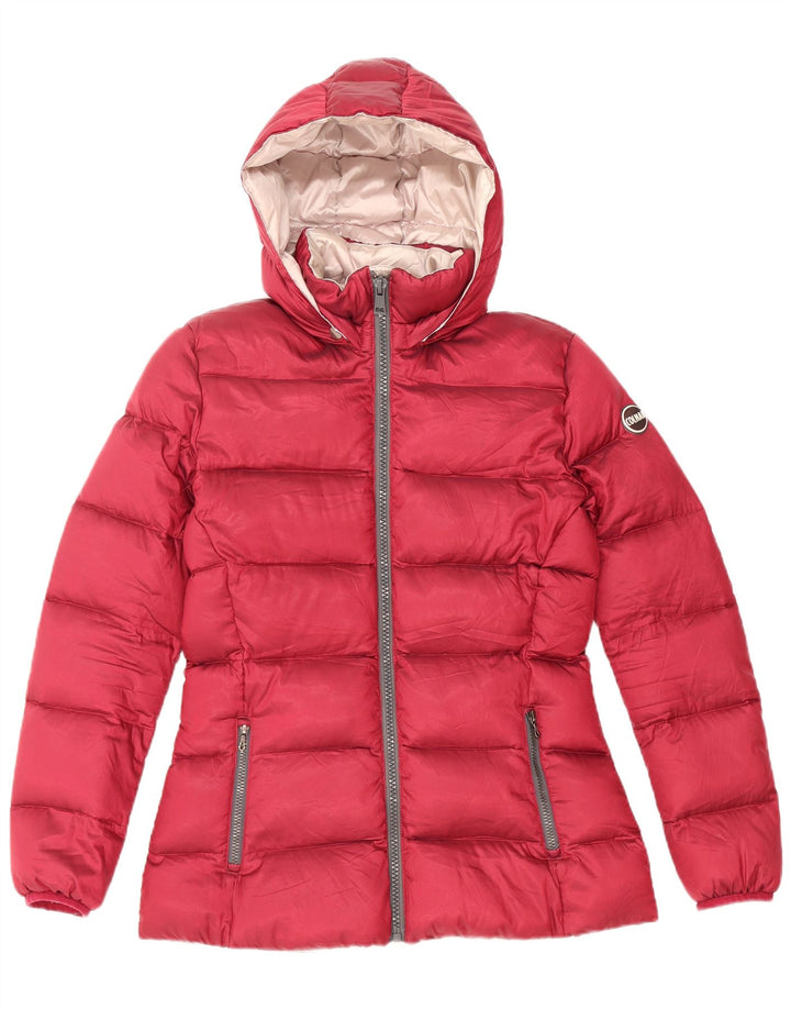 Colmar Veste matelassée à capuche pour femme IT 46 Large Rouge Polyester