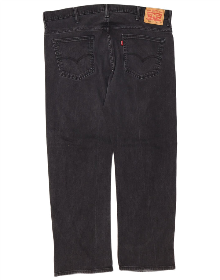 LEVI'S Jean Droit 569 Homme W40 L30 Noir Coton