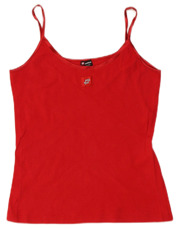 Lotto Débardeur Femme UK 18 XL Rouge Coton