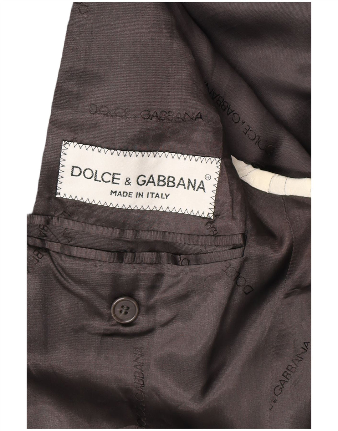 Dolce & Gabbana Veste Blazer 3 Boutons Homme IT 50 Grande Viscose Grise
