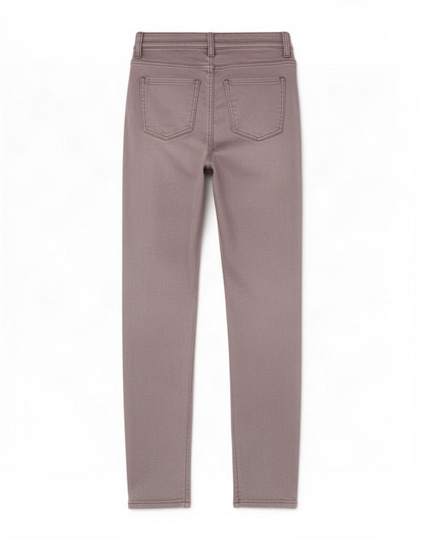 Marks & Spencer Pantalon en similicuir pour femme UK 8 Small W24 L30 Argenté
