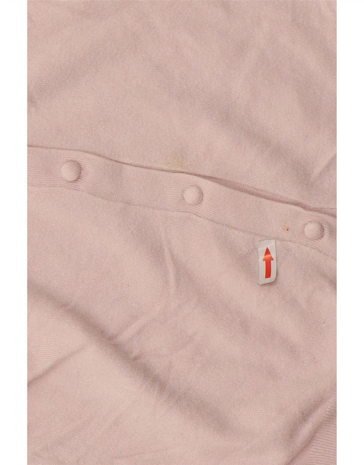 Zara Cardigan Femme Pull UK 10 Petit Rose