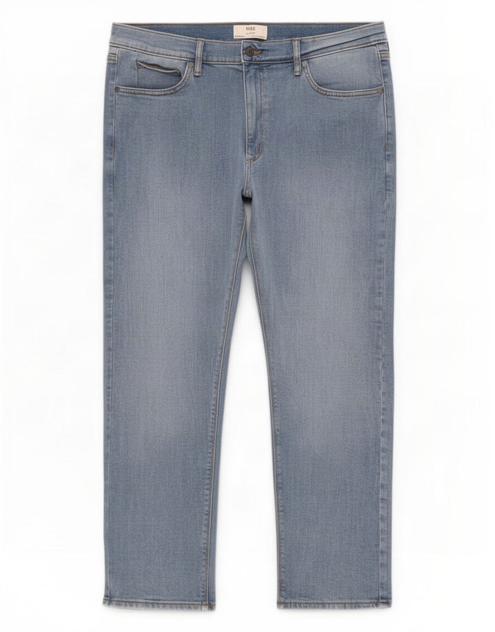 Marks & Spencer Jean Slim Homme W38 L29 Bleu Coton