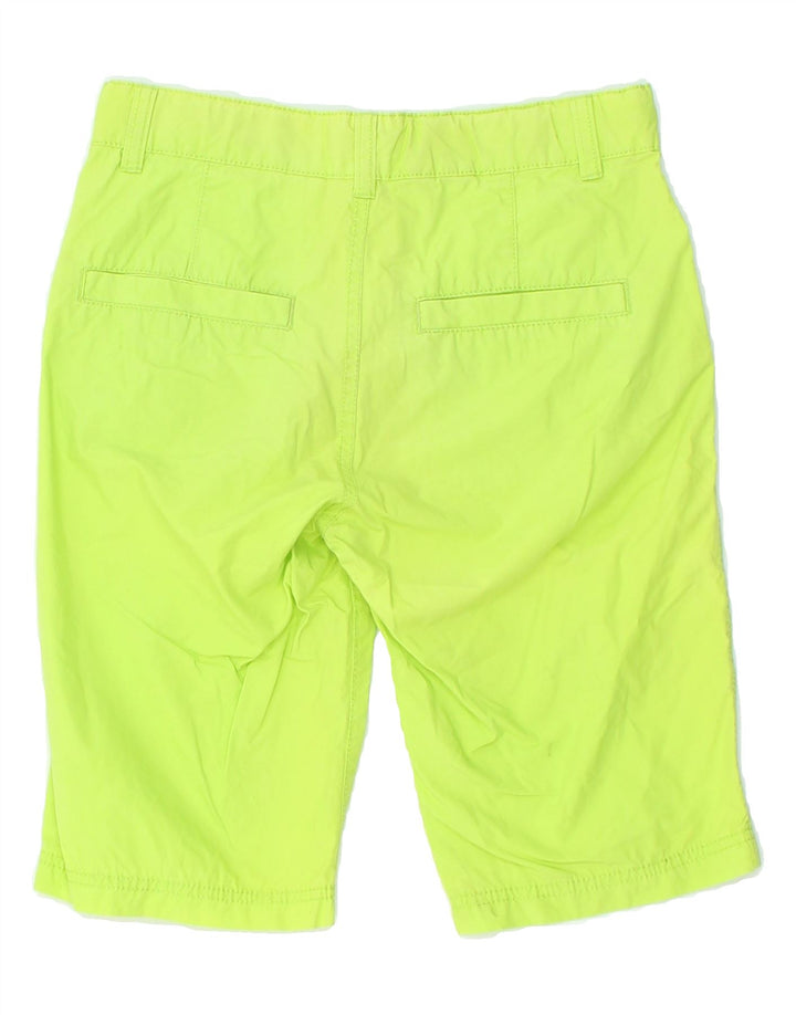BENETTON Boys Casual Shorts 10-11 Years XL W28 Green Cotton | Vintage Benetton | Thrift | Second-Hand Benetton | Used Clothing | Messina Hembry 