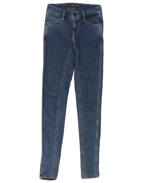 Levi's Jean Skinny Line 8 Femme W23 L30 Bleu Coton